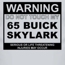 Warning Do Not Touch My 1965 BUICK SKYLARK Funny Car T Shirt