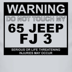 Warning Do Not Touch My 1965 FJ 3 Funny Car T Shirt