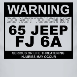Warning Do Not Touch My 1965 FJ 6A Funny Car T Shirt