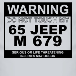 Warning Do Not Touch My 1965 M 679 Funny Car T Shirt
