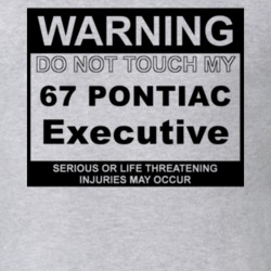 Warning Do Not Touch My 1967 Pontiac Executive Funny Car T Shirt