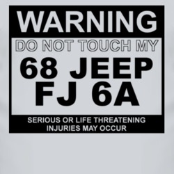 Warning Do Not Touch My 1968 FJ 6A Funny Car T Shirt