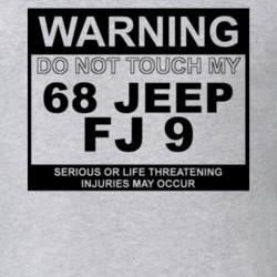 Warning Do Not Touch My 1968 FJ 9 Funny Car T Shirt