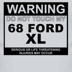 Warning Do Not Touch My 1968 XL Funny Car T Shirt