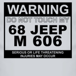 Warning Do Not Touch My 1968 M 606 Funny Car T Shirt
