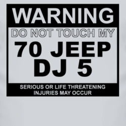 Warning Do Not Touch My 1970 DJ 5 Funny Car T Shirt