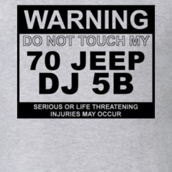 Warning Do Not Touch My 1970 DJ 5B Funny Car T Shirt