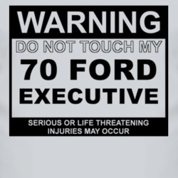 Warning Do Not Touch My 1970 Executive Funny Car T Shirt