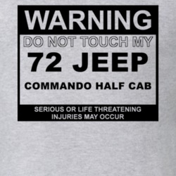 Warning Do Not Touch My 1972 Commando Half Cab Funny Car T Shirt