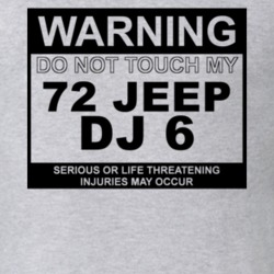 Warning Do Not Touch My 1972 DJ 6 Funny Car T Shirt