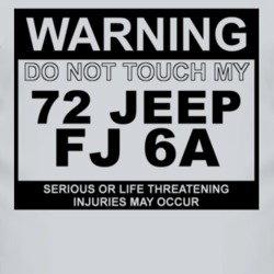 Warning Do Not Touch My 1972 FJ 6A Funny Car T Shirt
