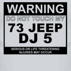 Warning Do Not Touch My 1973 DJ 5 Funny Car T Shirt