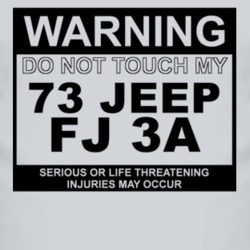 Warning Do Not Touch My 1973 FJ 3A Funny Car T Shirt