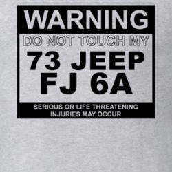 Warning Do Not Touch My 1973 FJ 6A Funny Car T Shirt