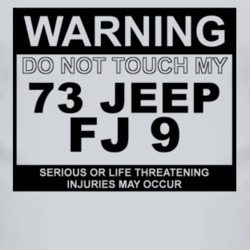 Warning Do Not Touch My 1973 FJ 9 Funny Car T Shirt