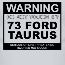 Warning Do Not Touch My 1973 Taurus Funny Car T Shirt