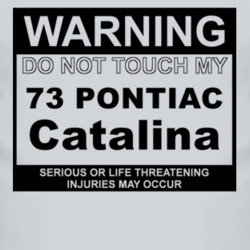 Warning Do Not Touch My 1973 Pontiac Catalina Funny Car T Shirt