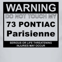 Warning Do Not Touch My 1973 Pontiac Parisienne Funny Car T Shirt