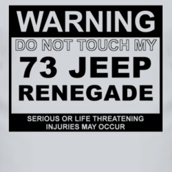 Warning Do Not Touch My 1973 Renegade Funny Car T Shirt