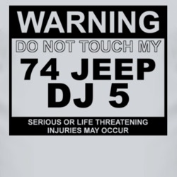 Warning Do Not Touch My 1974 DJ 5 Funny Car T Shirt