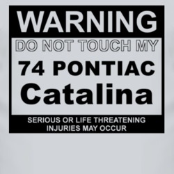 Warning Do Not Touch My 1974 Pontiac Catalina Funny Car T Shirt