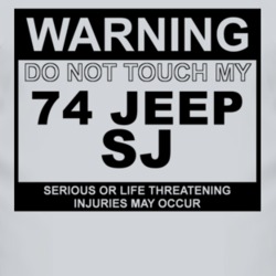 Warning Do Not Touch My 1974 SJ Funny Car T Shirt