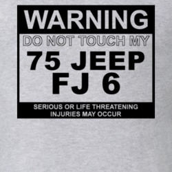 Warning Do Not Touch My 1975 FJ 6 Funny Car T Shirt
