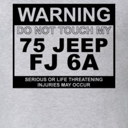 Warning Do Not Touch My 1975 FJ 6A Funny Car T Shirt