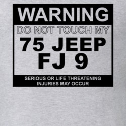 Warning Do Not Touch My 1975 FJ 9 Funny Car T Shirt