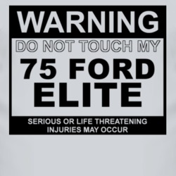 Warning Do Not Touch My 1975 Elite Funny Car T Shirt