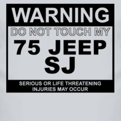 Warning Do Not Touch My 1975 SJ Funny Car T Shirt