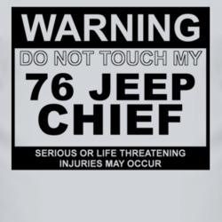 Warning Do Not Touch My 1976 Chief Funny Car T Shirt