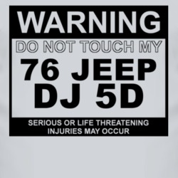 Warning Do Not Touch My 1976 DJ 5D Funny Car T Shirt