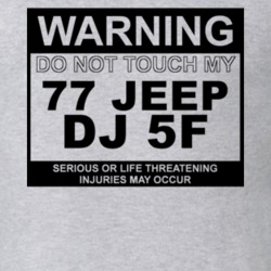 Warning Do Not Touch My 1977 DJ 5F Funny Car T Shirt