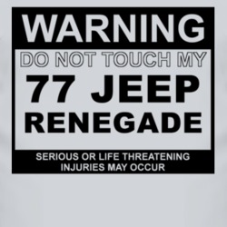 Warning Do Not Touch My 1977 Renegade Funny Car T Shirt