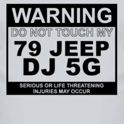 Warning Do Not Touch My 1979 DJ 5G Funny Car T Shirt