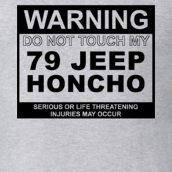 Warning Do Not Touch My 1979 Honcho Funny Car T Shirt