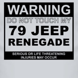 Warning Do Not Touch My 1979 Renegade Funny Car T Shirt