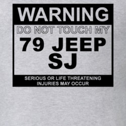 Warning Do Not Touch My 1979 SJ Funny Car T Shirt