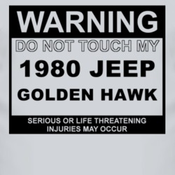Warning Do Not Touch My 1980 Golden Hawk Funny Car T Shirt