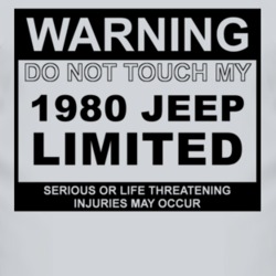Warning Do Not Touch My 1980 Limited Funny Car T Shirt