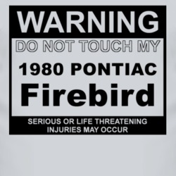 Warning Do Not Touch My 1980 Pontiac Firebird Funny Car T Shirt