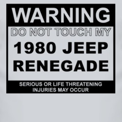Warning Do Not Touch My 1980 Renegade Funny Car T Shirt
