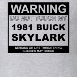 Warning Do Not Touch My 1981 BUICK SKYLARK Funny Car T Shirt
