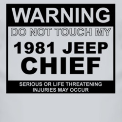 Warning Do Not Touch My 1981 Chief Funny Car T Shirt