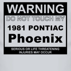 Warning Do Not Touch My 1981 Pontiac Phoenix Funny Car T Shirt