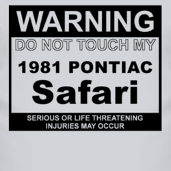 Warning Do Not Touch My 1981 Pontiac Safari Funny Car T Shirt