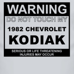 Warning Do Not Touch My 1982 Chevy Kodiak Funny Car T Shirt