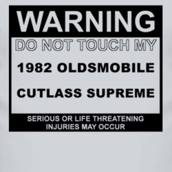 Warning Do Not Touch My 1982 Oldsmobile Cutlass Supreme Funny Car T Sh