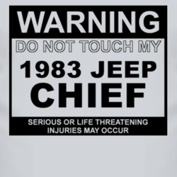 Warning Do Not Touch My 1983 Chief Funny Car T Shirt
